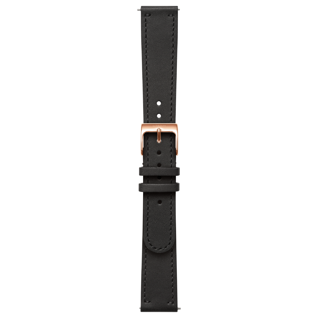 Withings Lederarmband Rosé Gold 18 mm
