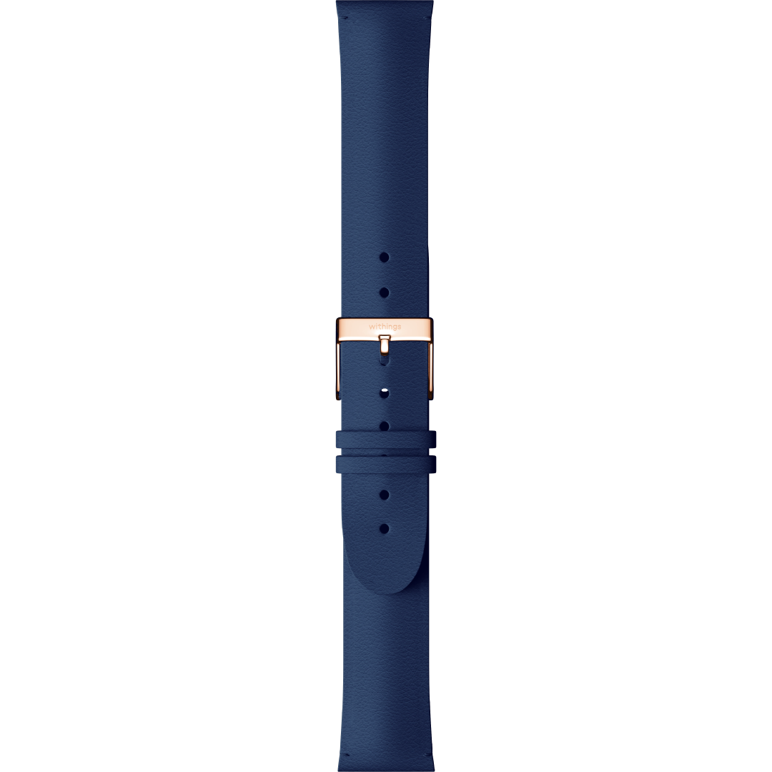 Withings Lederarmband Rosé Gold 18 mm