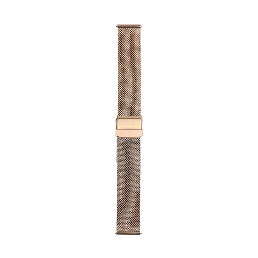 Mesh-Looparmband 18 mm Roségold