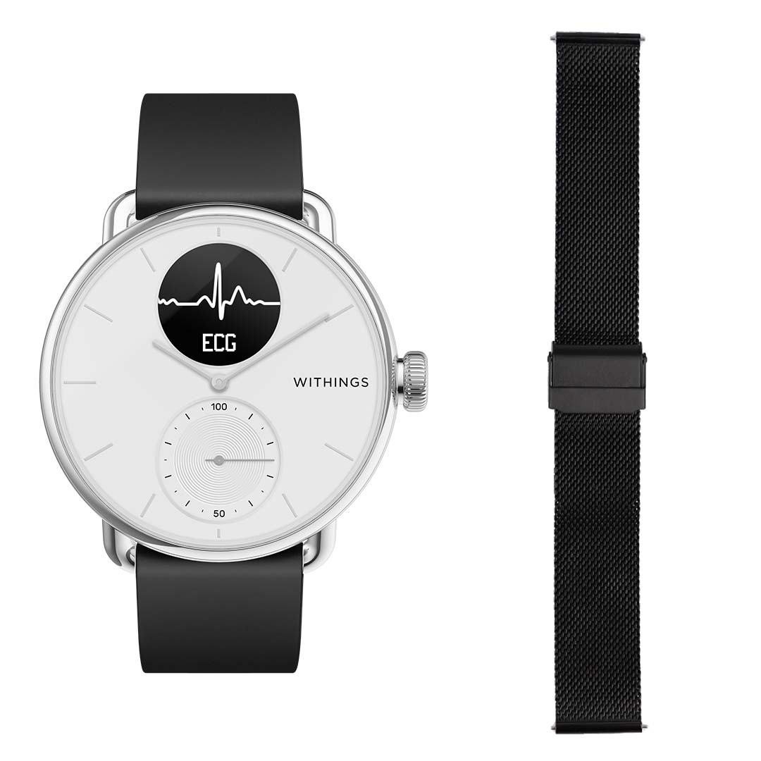 Test de la withings scanwatch hybride : eCG, sPO2 et suivi du Test de la withings scanwatch hybride : eCG, sPO2 et suivi du